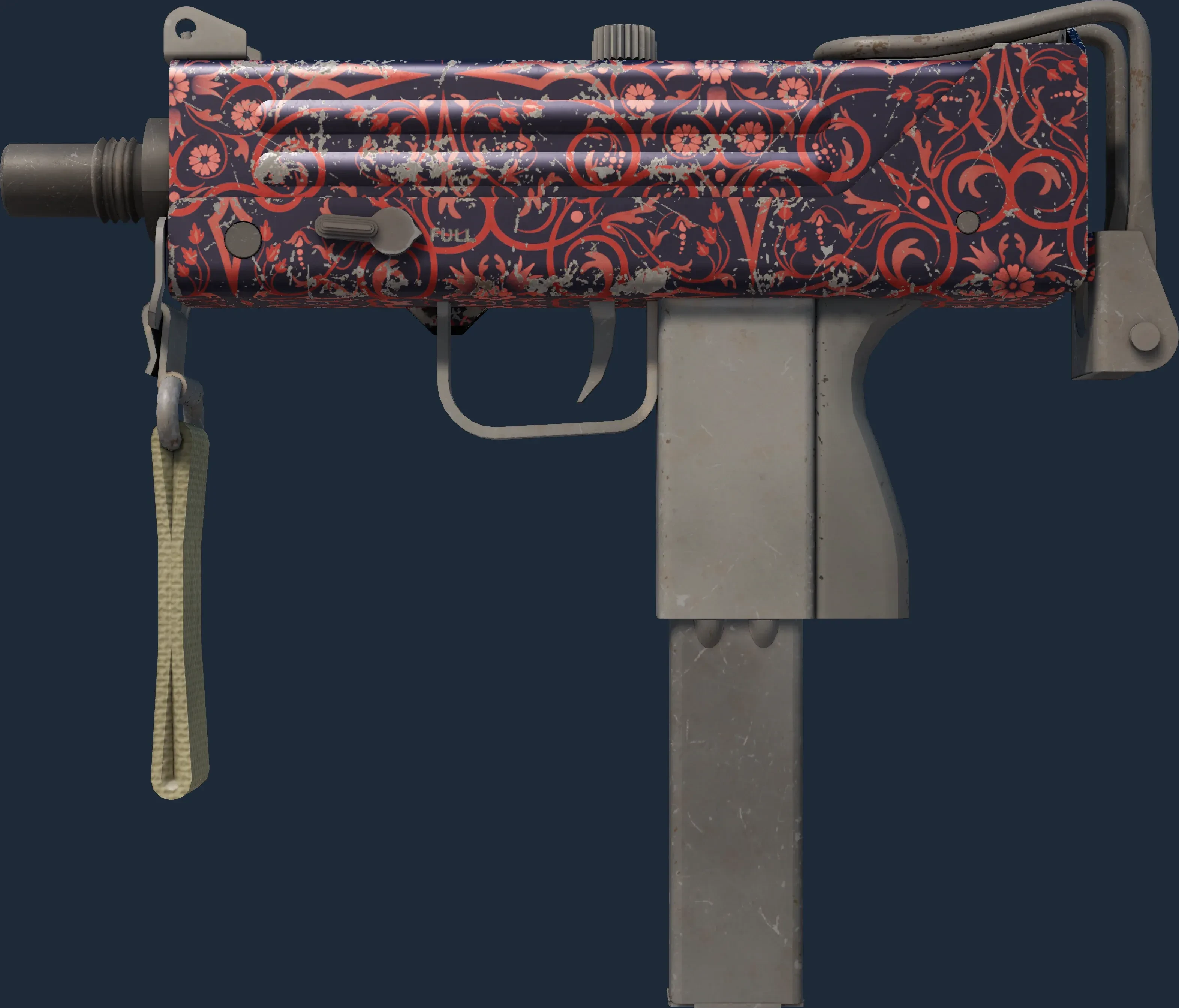 Red Filigree (well worn) Preview