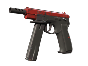 CZ75-Auto \| Crimson Web (Minimal Wear)