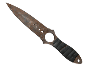 ★ Skeleton Knife \| Rust Coat (Battle-Scarred)