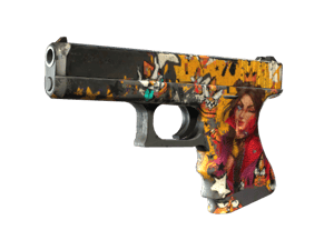Glock-18 \| Bullet Queen (Battle-Scarred)