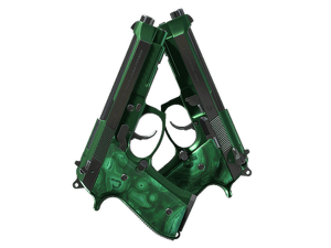 Dual Berettas \| Polished Malachite (Minimal Wear)