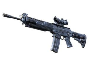 SG 553 \| Night Camo (Well-Worn)