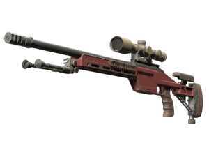 SSG 08 \| Red Stone (Field-Tested)