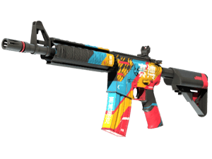 M4A4 \| Cyber Security (Minimal Wear)