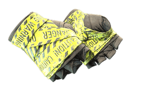 ★ Hand Wraps \| CAUTION! (Battle-Scarred)