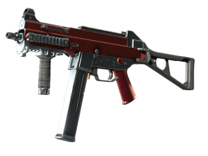 UMP-45 \| Crimson Foil (Field-Tested)