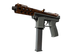 Tec-9 \| Red Quartz (Minimal Wear)