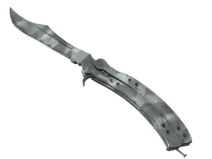 StatTrak™ ★ Butterfly Knife \| Urban Masked (Well-Worn)