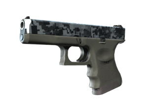 StatTrak™ Glock-18 \| Steel Disruption (Minimal Wear)