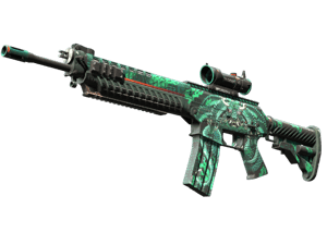 SG 553 \| Dragon Tech (Minimal Wear)