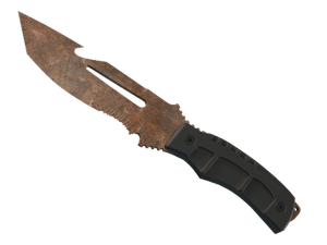 ★ Survival Knife \| Rust Coat (Battle-Scarred)