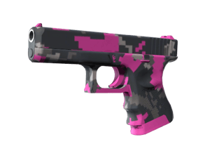 Glock-18 \| Pink DDPAT (Minimal Wear)