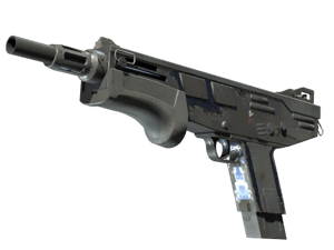 MAG-7 \| Navy Sheen (Battle-Scarred)