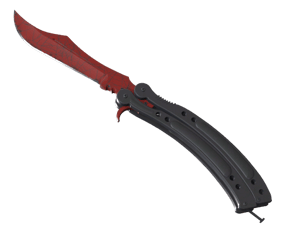 ★ Butterfly Knife \| Crimson Web (Minimal Wear)