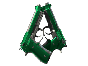 Dual Berettas \| Emerald (Factory New)