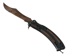 ★ Butterfly Knife \| Rust Coat (Battle-Scarred)