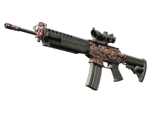 SG 553 \| Desert Blossom (Battle-Scarred)