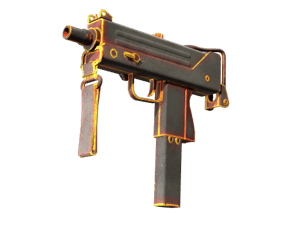 MAC-10 \| Heat (Battle-Scarred)