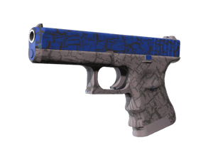 Glock-18 \| Blue Fissure (Minimal Wear)