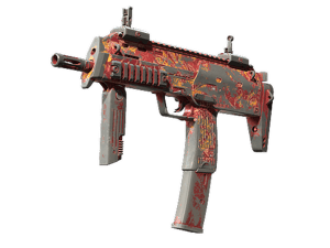 MP7 \| Coral Paisley (Battle-Scarred)