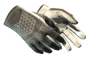 ★ Driver Gloves \| Black Tie (Battle-Scarred)