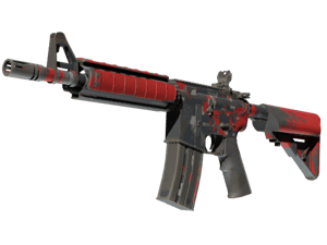 M4A4 \| Red DDPAT (Well-Worn)
