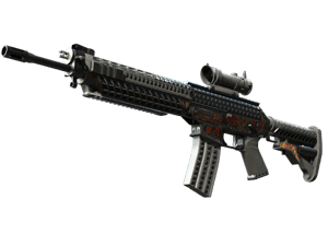 SG 553 \| Heavy Metal (Well-Worn)