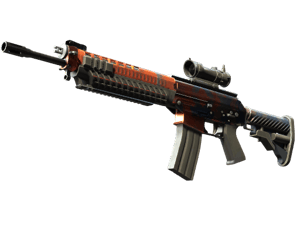 SG 553 \| Danger Close (Minimal Wear)