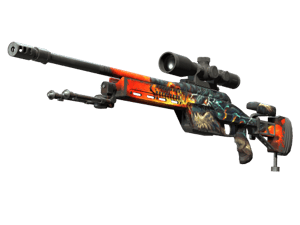 SSG 08 \| Dragonfire (Field-Tested)
