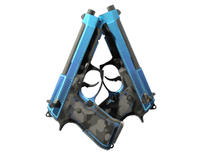 StatTrak™ Dual Berettas \| Urban Shock (Minimal Wear)