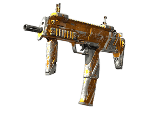MP7 \| Amberline (Battle-Scarred)
