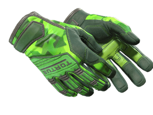 ★ Specialist Gloves \| Lime Polycam (Field-Tested)