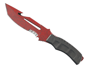StatTrak™ ★ Survival Knife \| Crimson Web (Well-Worn)