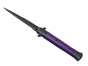 ★ Stiletto Knife \| Ultraviolet (Minimal Wear)