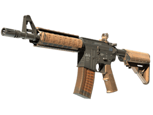 M4A4 \| Poly Mag (Well-Worn)
