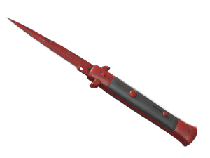 ★ Stiletto Knife \| Crimson Web (Field-Tested)