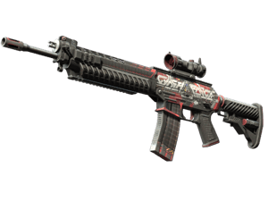 SG 553 \| Cyberforce (Well-Worn)