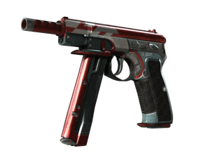 CZ75-Auto \| Red Astor (Minimal Wear)