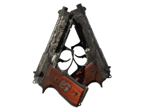 Dual Berettas \| Dualing Dragons (Field-Tested)