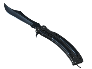 ★ Butterfly Knife \| Blue Steel (Factory New)